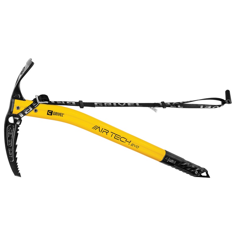 Grivel Air Tech Evo T 48 Ice Axe with Leash and Adze – Yellow