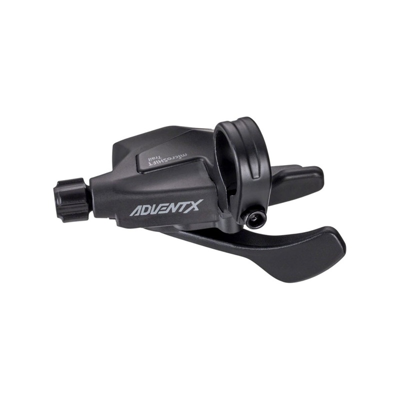 microSHIFT ADVENT X Trail 10 Spd Trigger Shifter Black Thumb Pad
