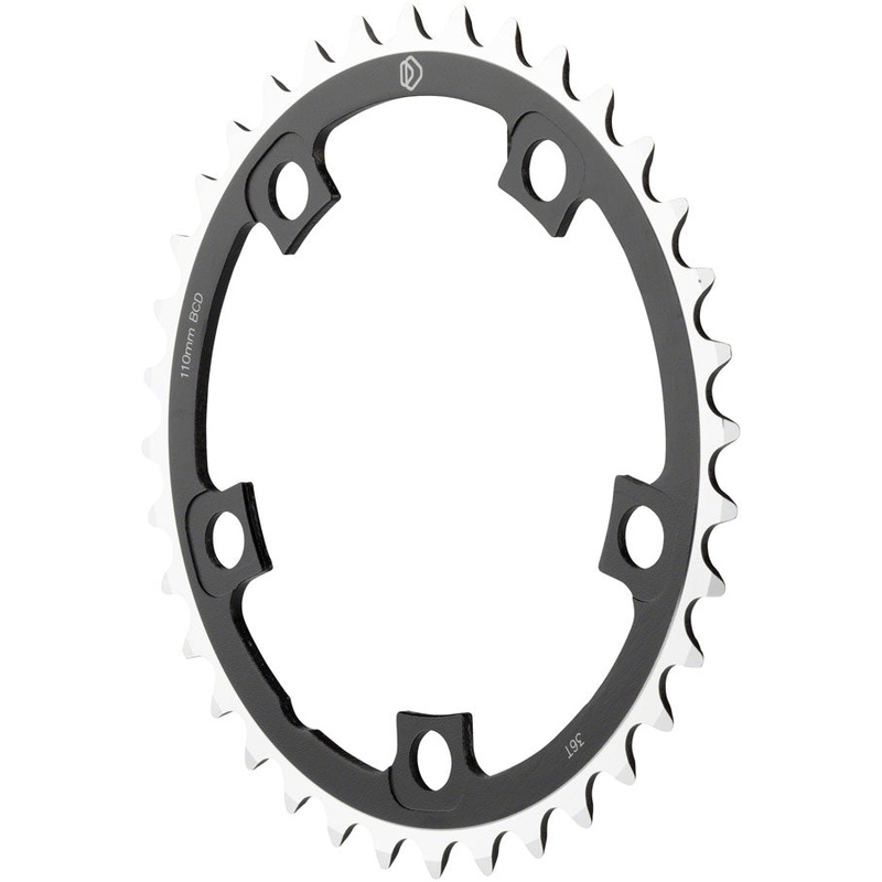 MSW Multi Speed 38t x 110mm MiddleChainring Black