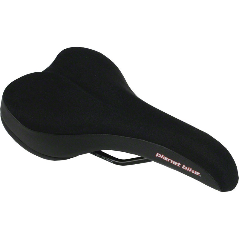 Planet Bike Comfort Gel Saddle – Black Black
