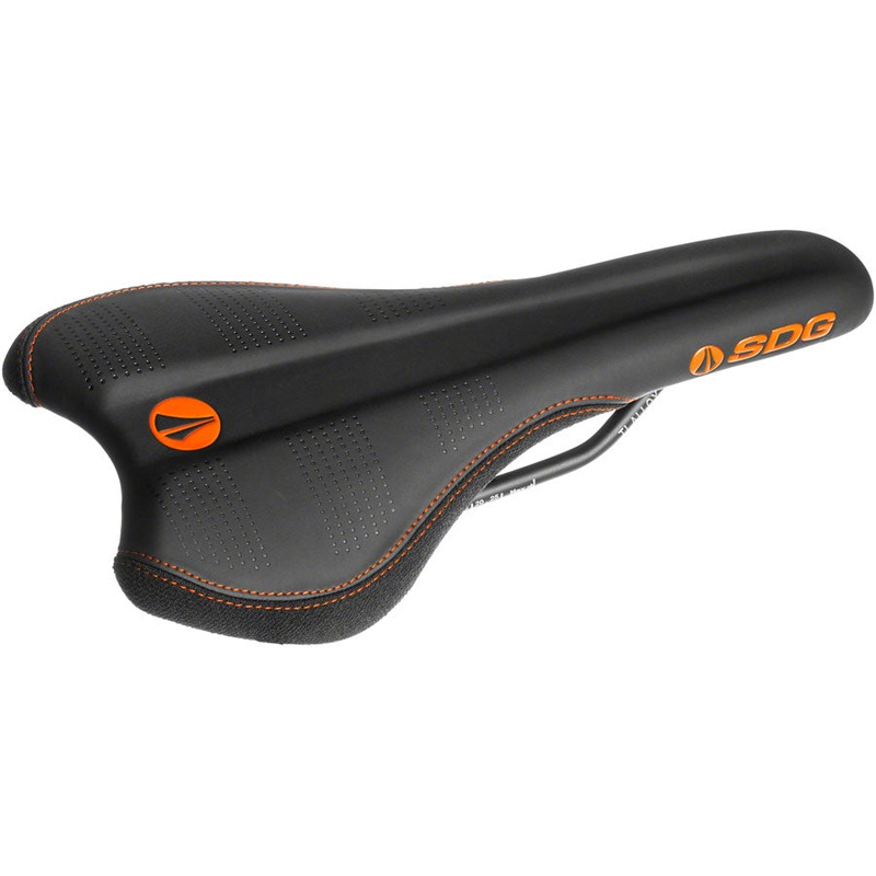 SDG Radar Saddle – Titanium Alloy, Black/Orange
