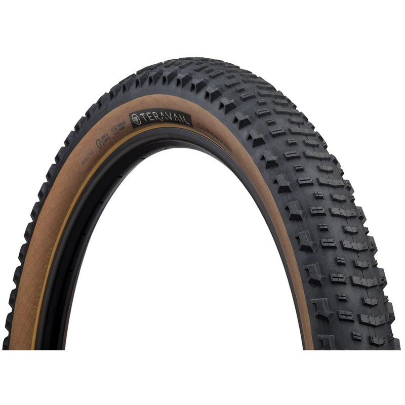 Teravail Coronado Tire – 27.5 x 3, Tubeless, Folding, Tan, Light and Supple