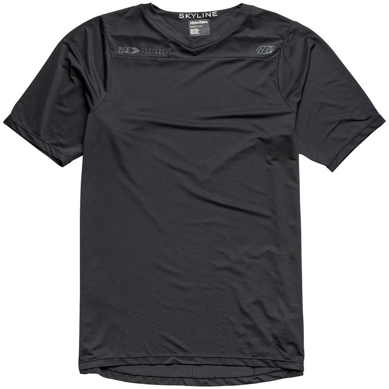 Troy Lee Designs Skyline Short Sleeve Jersey  Mono Black, X-Large