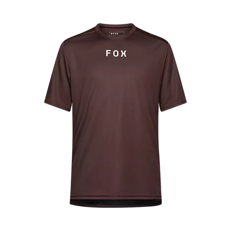 Fox Racing Ranger Short Sleeve MTB Jersey – Wordmark – Cocoa Cocoa Small