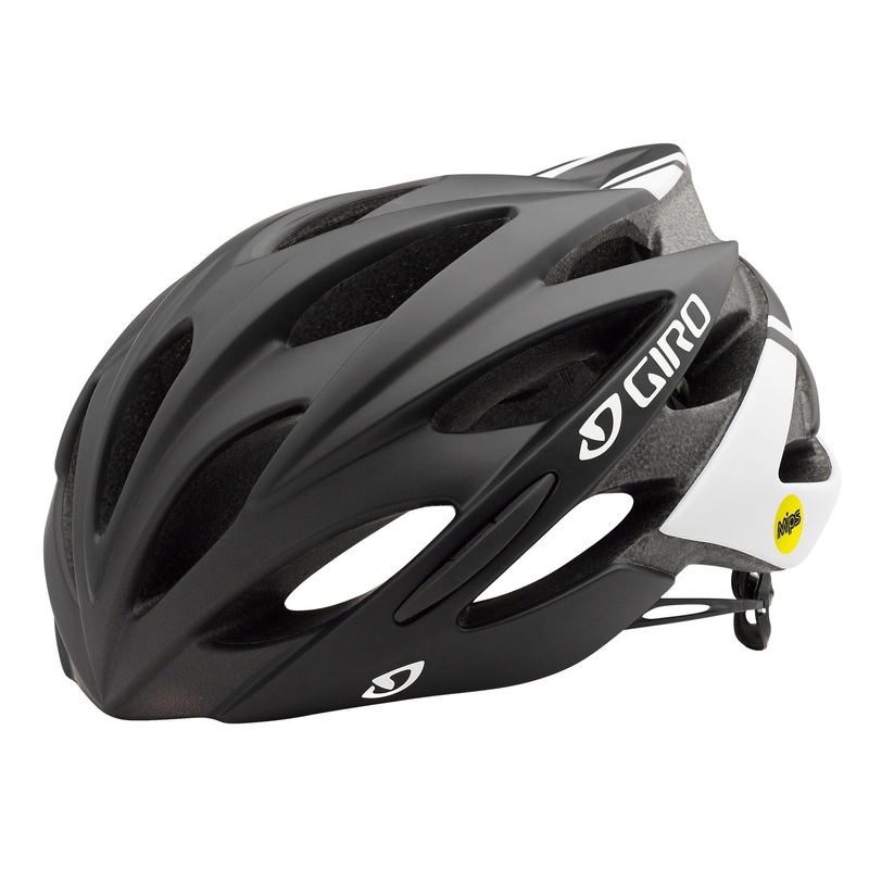 Giro Savant MIPS Road Helmet – Matt Black-White-White Matt Black – White – White Large