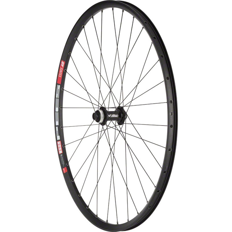 Quality Wheels Deore M610/DT 533d Front Wheel – 29″, 15 x 100mm, Center-Lock, Black, 32H