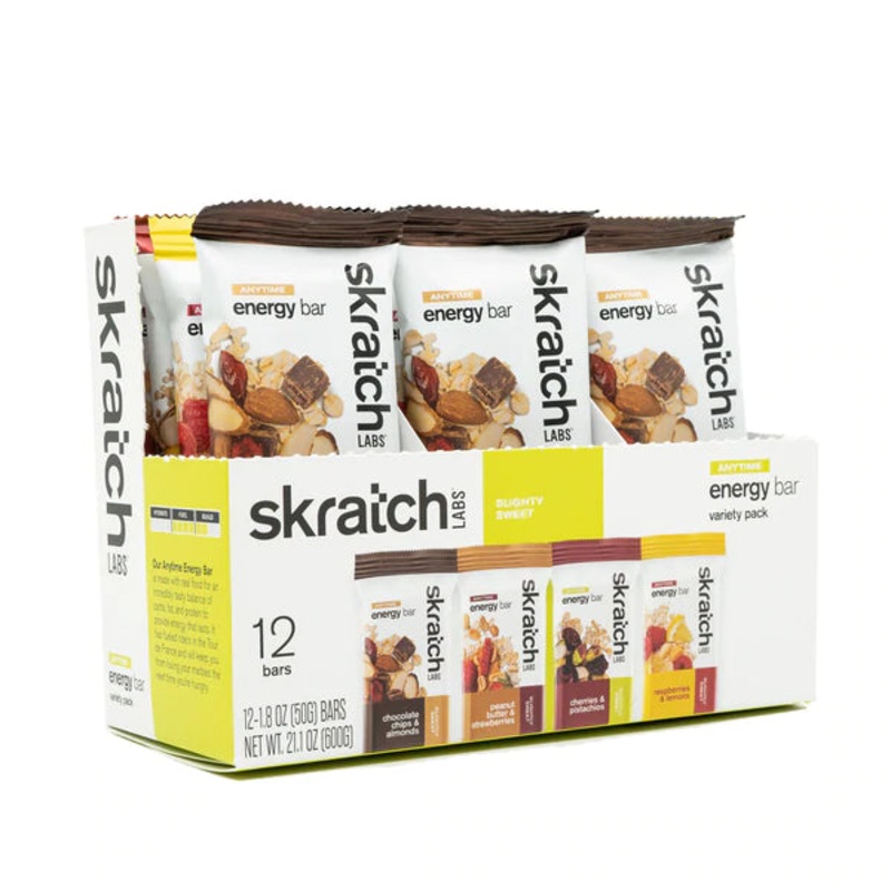 Skratch Labs Anytime Energy Bar – Variety Pack Variety Pack 12 Pack