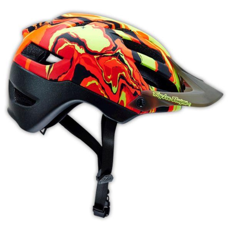 Troy Lee Designs A1 MTB Helmet – Galaxy – Red Galaxy Red X-Small/Small