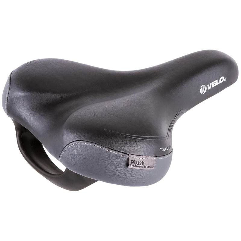 Velo Tour E-Grip Saddle 272 x 212mm 498g Black