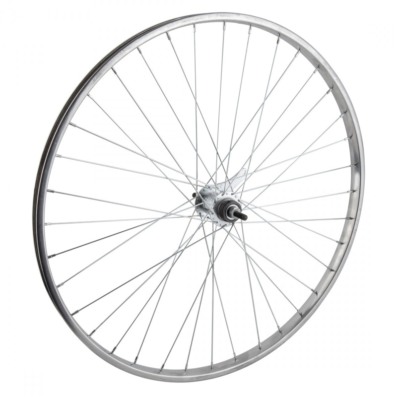 Wheel Master 26in W/M Steel 1-3/8 Rear B/O 3/8inx110mm 36H Coaster Brake Sil