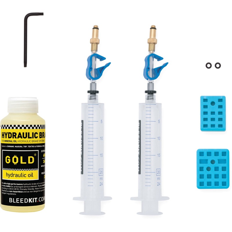 Bleedkit Premium Gold Cura Edition Hydraulic Bleed Kit with Fluid – Formula Cura Kit – With 100ml Gold Hydraulic Oil