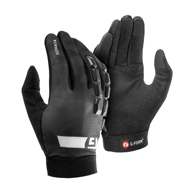 G-Form Youth Full Finger Cycling Gloves  Impact Protection, Breathable, Smartphone-Friendly, Lightweight Synthetic Suede, CE EN 388 Race & MTB LXL
