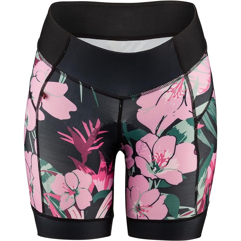 Louis Garneau Neo Power Art Motion 7 Cycling Short – Womens – Black Flower Black Flower Small