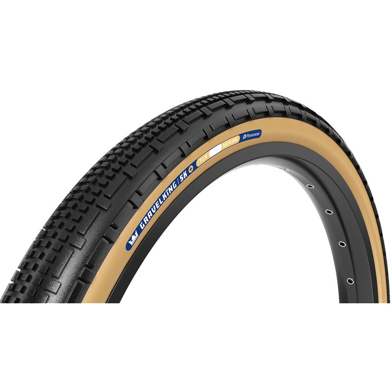 Panaracer GravelKing SK Plus Tire – 700 x 30, Tubeless, Folding, Black/Brown RF730-GKSK-P-D2
