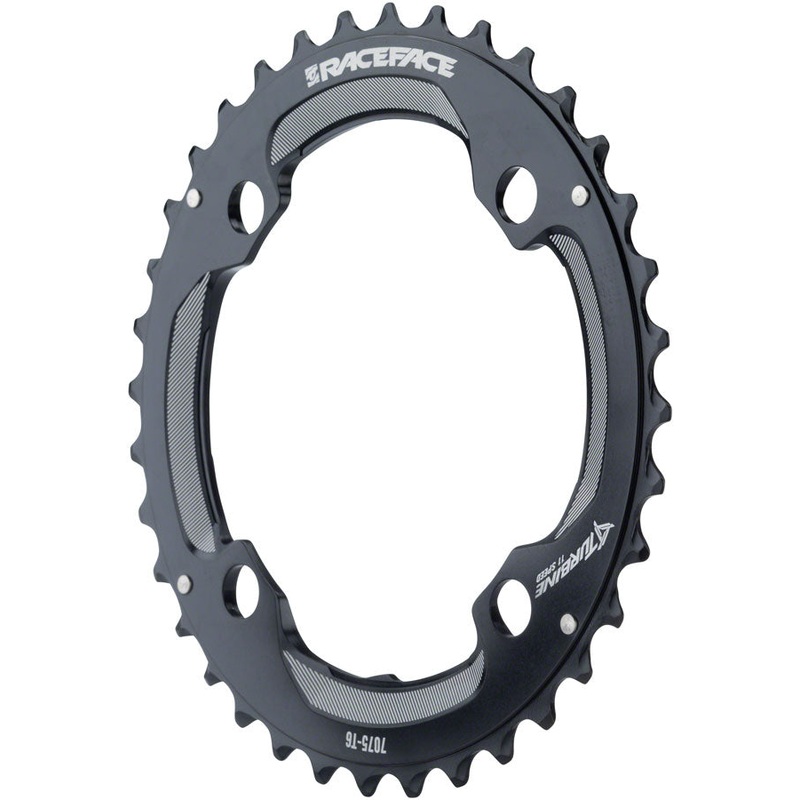RaceFace Turbine 11-Speed Chainring: 104mm BCD 36t Black