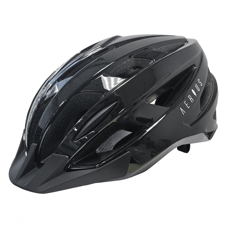 Road Bike Helmet Aerius V23-Sport LG/XL 22-3/4 to 24in (58 to 61 cm) Black All Purpose