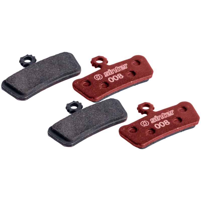 Sinter Red s514 Organic Disc Brake Pads Bundle for SRAM/Avid – Ceramic-Infused, High-Performance, Durable Organic Compound