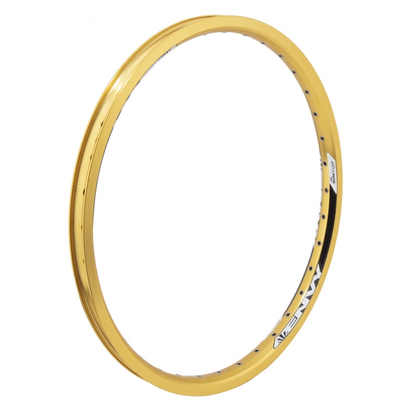 Envy RR Sun Ringle 20in Envy RR Gold 36 Eyeletted Spoke Holes and Welded Seam