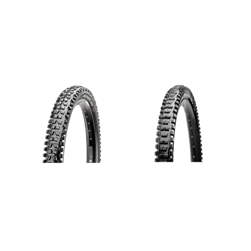 Maxxis Minion DHF 29×2.5 EXO TR and DHR II 29×2.3 TR Tires Pair 29er Black Tire