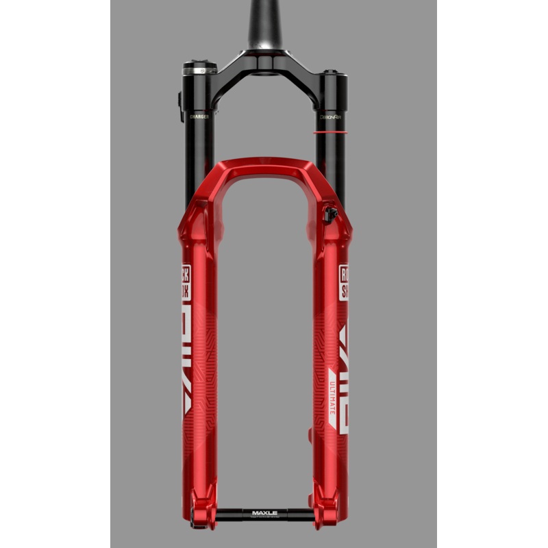 RockShox Pike Ultimate Flight Attendant 29″ Boost Fork – 15x110mm, 140mm Travel, Electric Red, Includes Bolt-on Fender, 2 Bottom Tokens, Star Nut, Maxle Stealth, Battery & Charger – A3