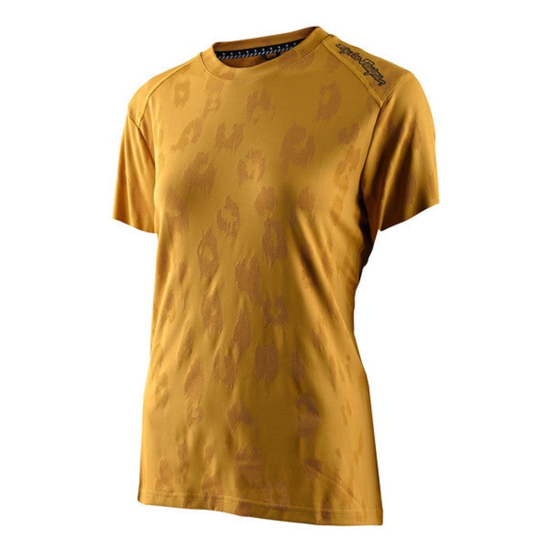 Troy Lee Designs Lilium Short Sleeve MTB Jersey – Womens – Jacquard – Honey Honey X-Small