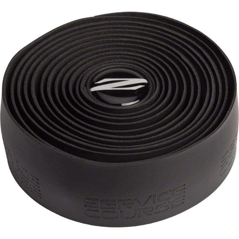 Zipp Service Course Bar Tape  Durable Polyurethane Handlebar Wraps in Black, White, and Red for Comfortable, Stylish Cycling Performance Black