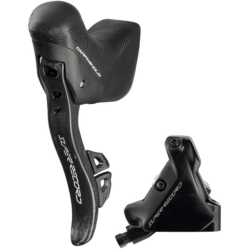 Campagnolo Super Record Ergopower Wireless Control Lever and Brake Caliper – Left/Front, 12-Speed, 140mm Hydraulic Disc