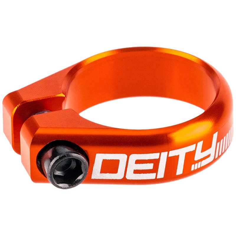 Deity Components Circuit Seatpost Clamp – Orange Orange 29.8mm