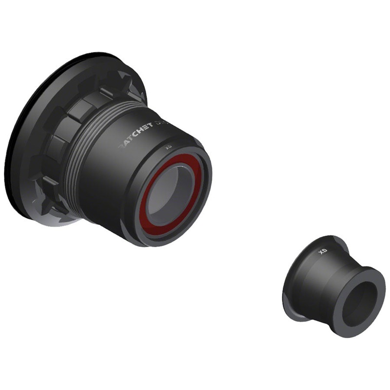 DT Swiss Ratchet DEG Freehub Body – SRAM XD, Light, Aluminum, Ball Bearing, w/ End Cap, 12 x 148 mm