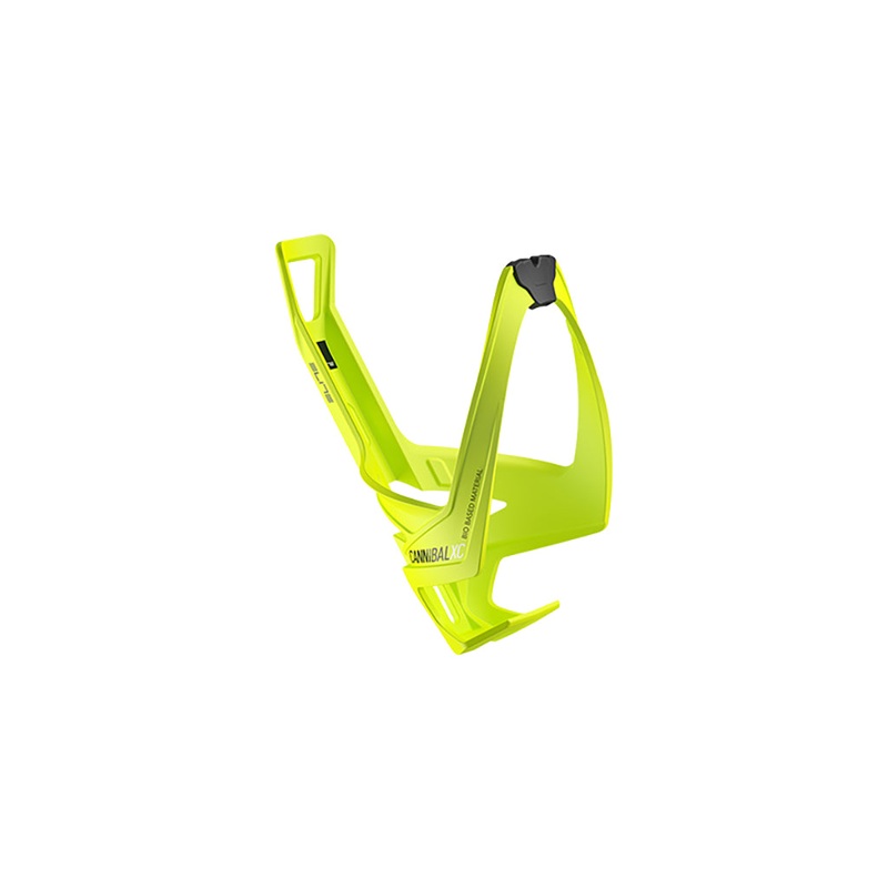 Elite Bio-Based Bike Bottle Cage Collection  Sustainable, Durable, Fiberglass-Reinforced Cycling Bottle Holders in Multiple Colors Yellow Fluo
