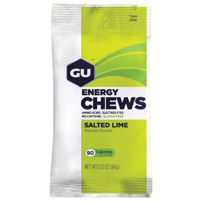 GU Energy Chews Lime Flavor – Fuel Your Performance! Pack of  12