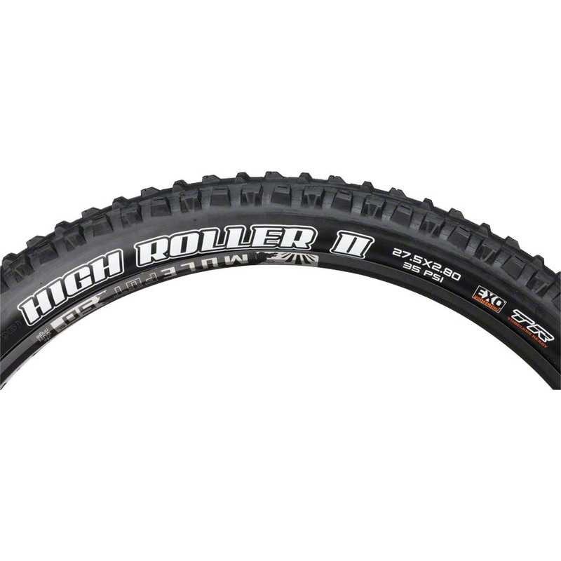 Maxxis High Roller II Tire – 27.5 x 2.8, Tubeless, Folding, Black, Dual, EXO