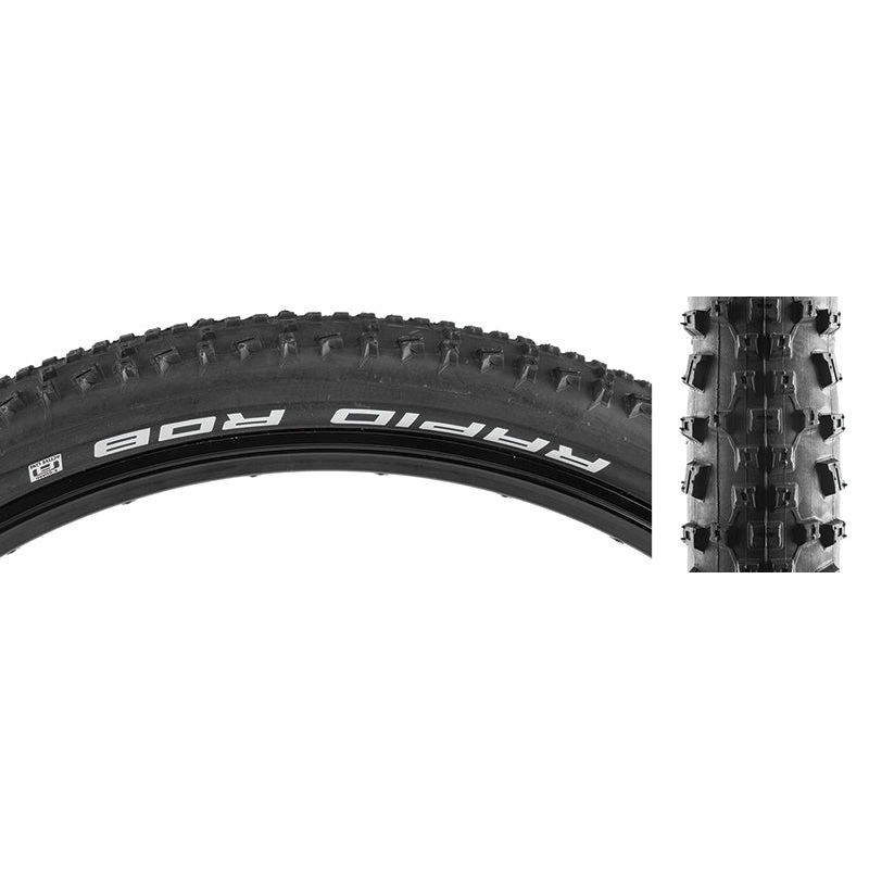 Schwalbe Rapid Rob Tire – 29 x 2.25 Clincher Wire Black K-Guard LiteSkin