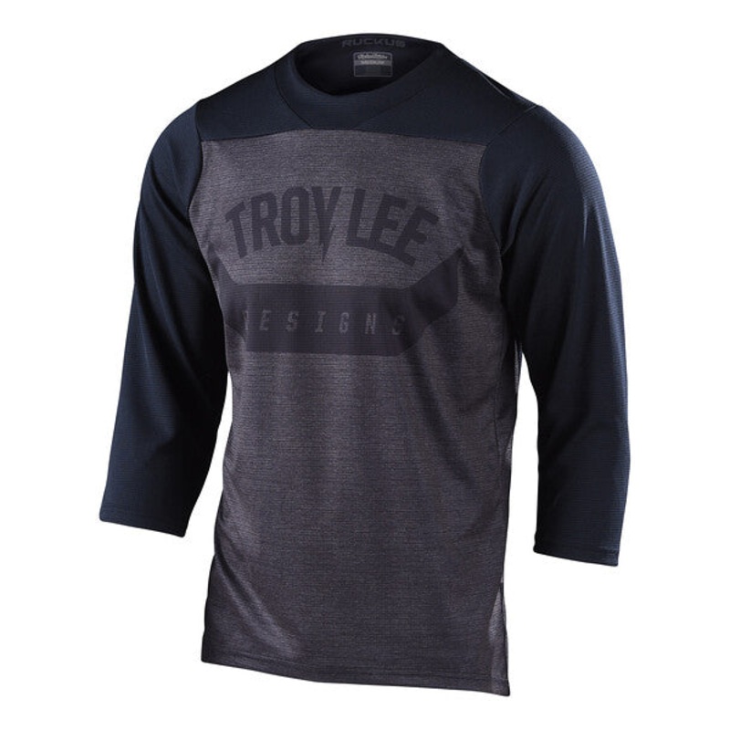 Troy Lee Designs Ruckus 3/4 Sleeve MTB Jersey – Arc – Black Black Small