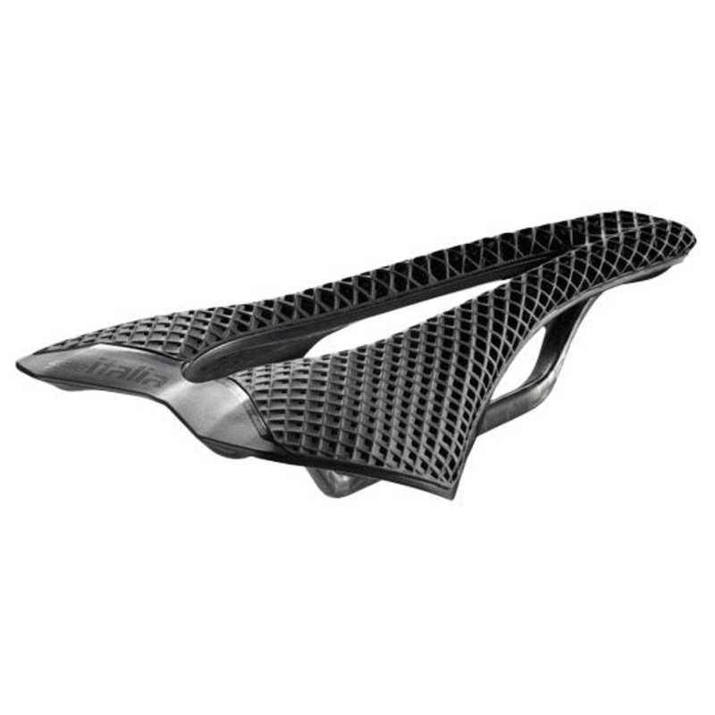 Bike Saddle Selle Italia SLR 3D Carbon, L3, Carbon Rails, 3D Printed, Black