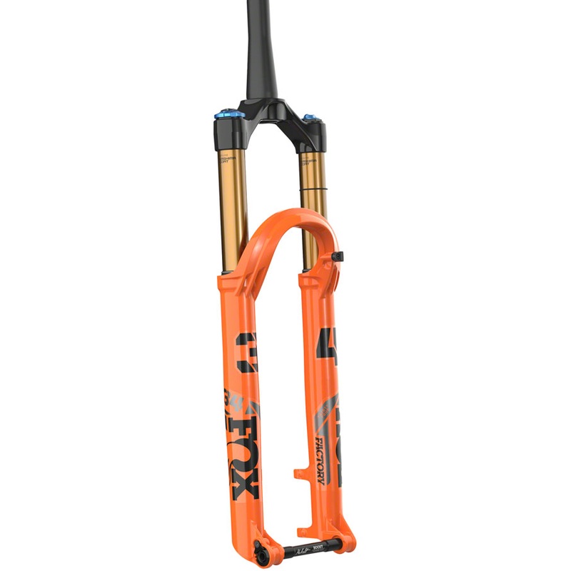 FOX 34 Factory Suspension Fork – 29″ 130 mm 15 x 110 mm Kabolt 44mm Offset GRIP X Damper Shiny Orange