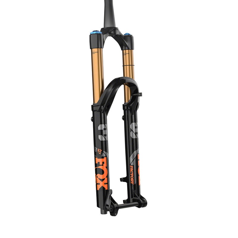 FOX 38 E-Optimized Factory Suspension Fork – 27.5″ 170 mm 15QR x 110 mm 44 mm Offset Shiny BLK Grip 2