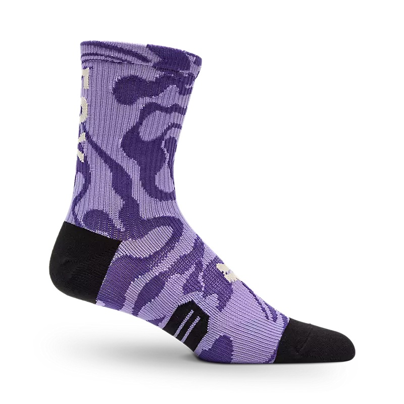 Fox Racing 6″ Ranger Sock – Frequency – Lilac Lilac X-Small/Small