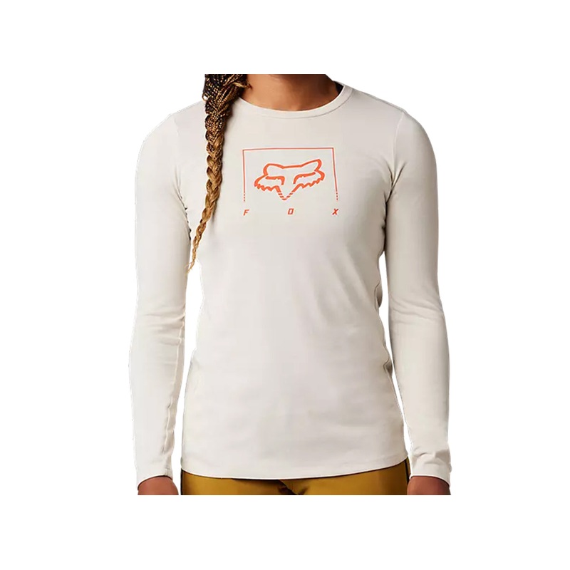Fox Racing Ranger Dri Release Mid Long Sleeve MTB Jersey – Womens – Vintage White Vintage White X-Small