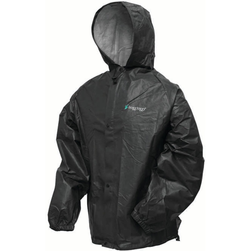 Frogg Toggs Pro Lite Rainsuit – Black, Size M/L – Waterproof Outdoor Clothing