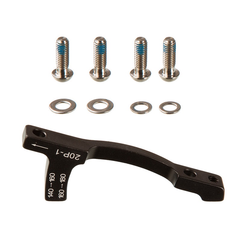 Post Bracket Disc Brake Adaptor –  Titanium Bolts +20mm for 160mm and 180mm Rotors