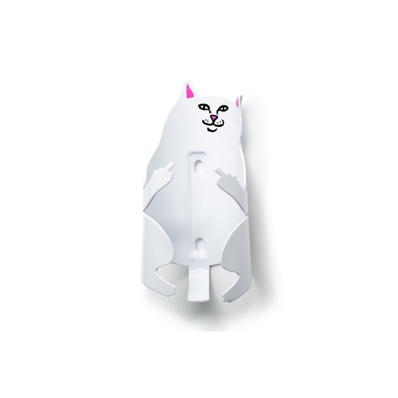 State Bicycle Co. x RIPNDIP – Bottle Cage Lord Nermal (White) Single Bird (1x Cage)