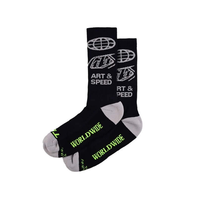 Troy Lee Designs Performance Sock – Worldwide – Black Black Small/Medium