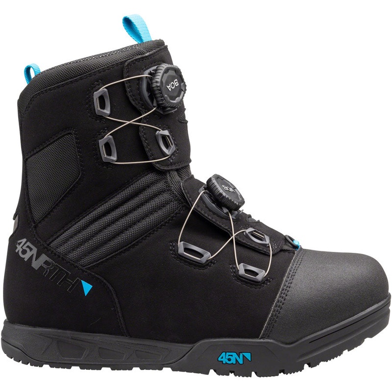 45NRTH Wolfgar Cycling Boot – Black/Blue Size 50