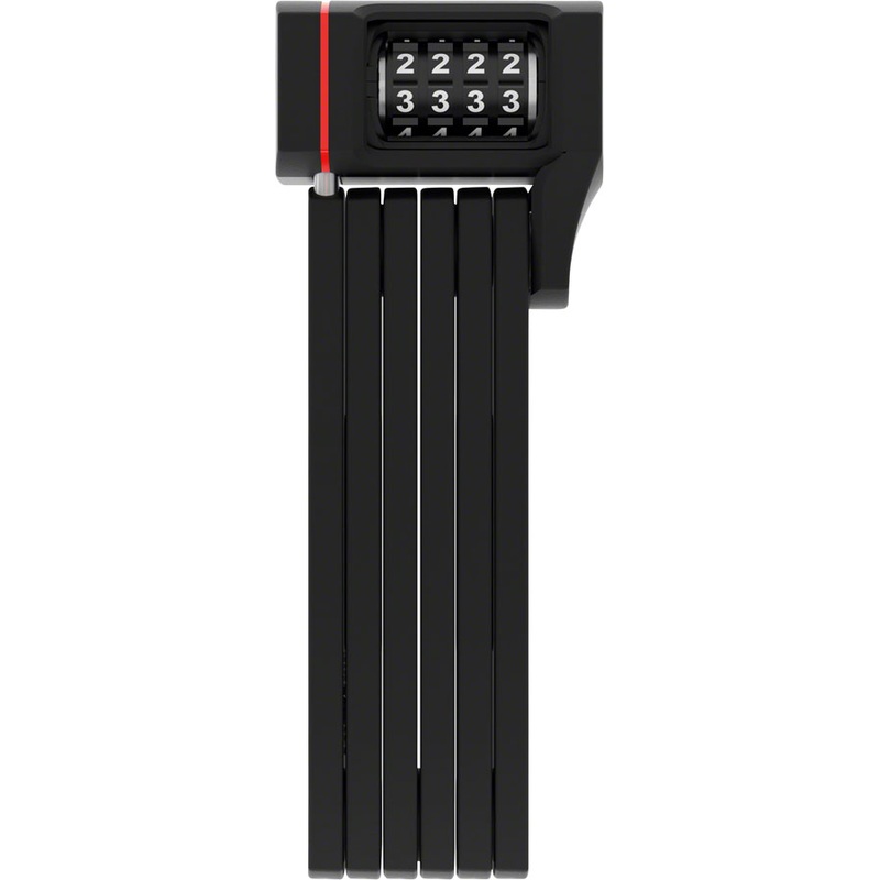 Abus BORDO 5700c Combination Folding Lock 80cm Black Bracket Included