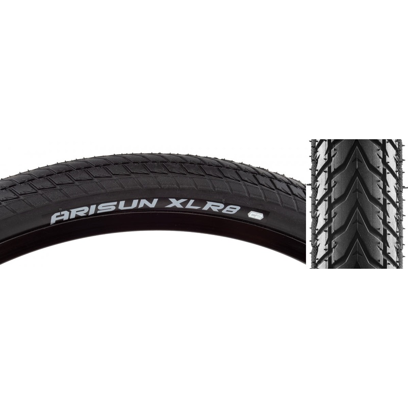 Arisun XLR8 Touring 20 x 1.95 PSI 65 TPI 60 Clincher Wire Black/BlackReflective T080407