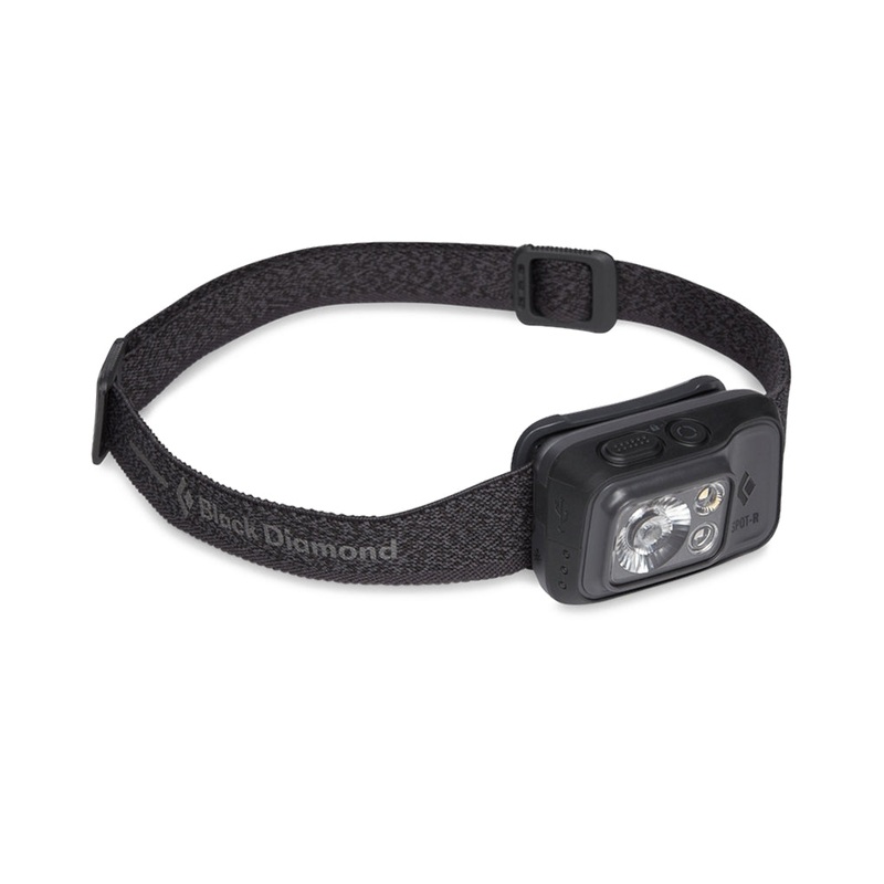 Black Diamond Spot 400-R Headlamp – Graphite with Recycled Elastic Headband