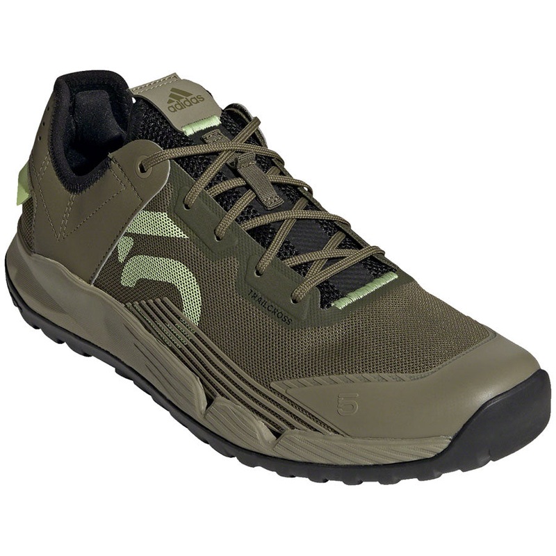Five Ten Trailcross LT Flat Shoes – Men’s, Focus Olive/Pulse Lime/Orbit Green, 10.5