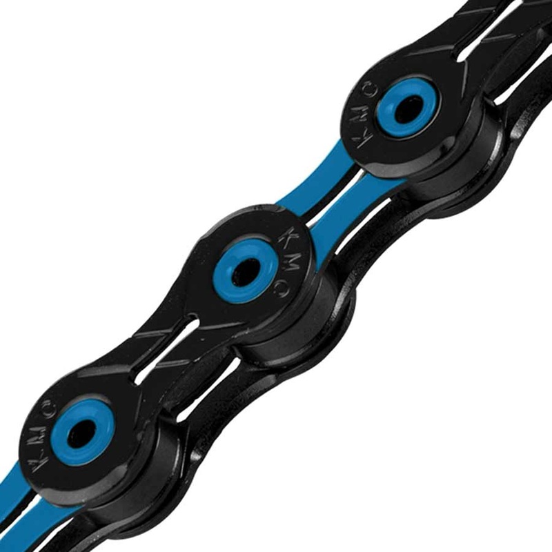 KMC DLC 11 Chain – 11-Speed 118 Links Black/Blue