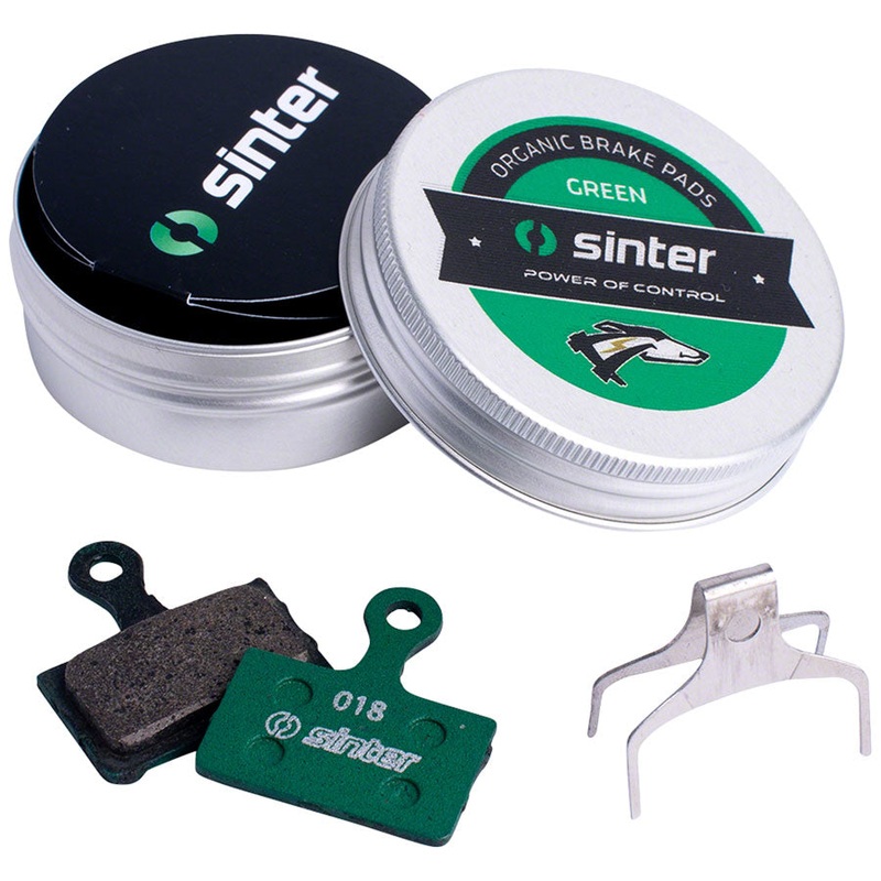 Sinter Green s2032 Compound Organic Disc Brake Pads – Shimano Type K, Sinter Type 018, One Pair